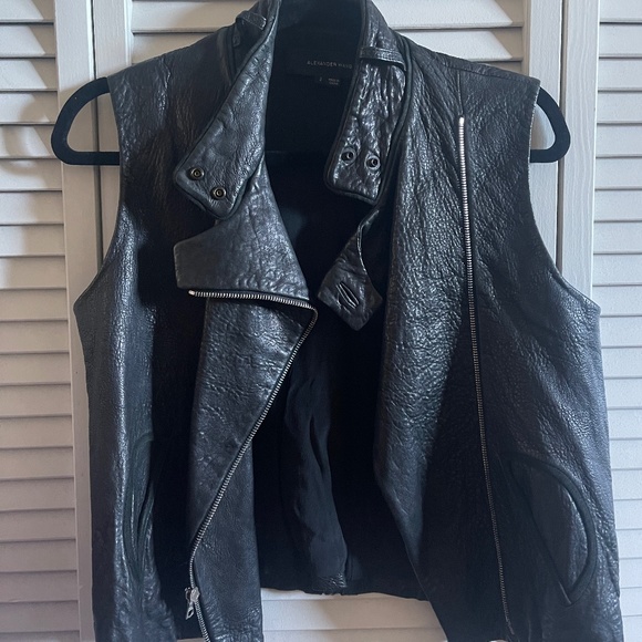 Jackets & Blazers - Alexander Wang leather vest